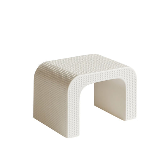 Wifer Two Step Stool for Kids & Adults - Dual Height Toddler Bathroom Potty Training Stool for Sink & Toilet - Non-Slip Grip Soft Composite - Ivory White
